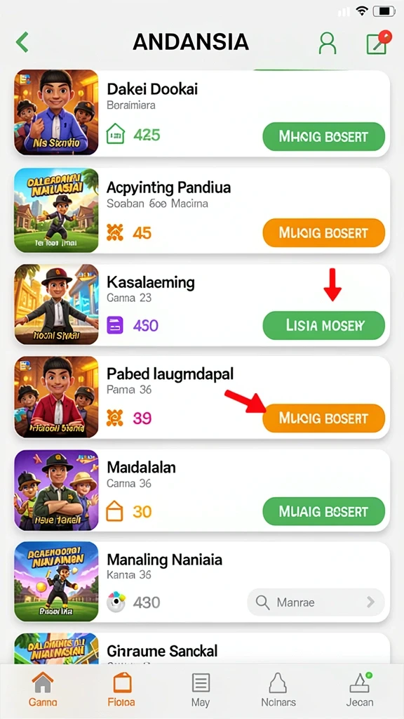 a7777 - Pemandangan menakjubkan dalam gameplay.