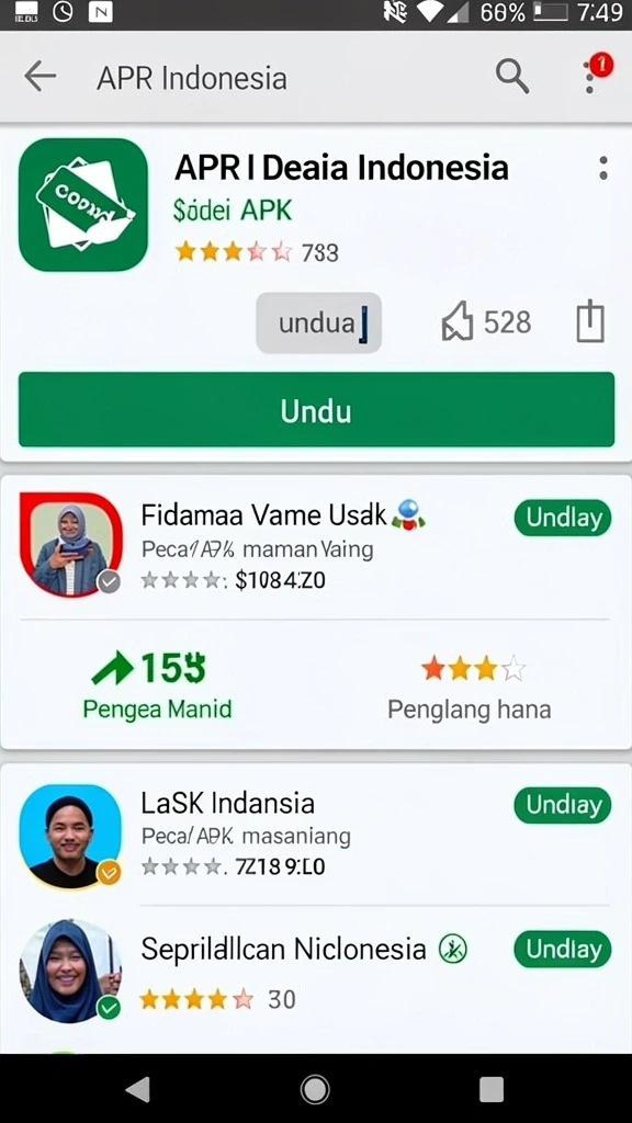 dewa1000 - Tampilan antarmuka yang user-friendly dan menarik.