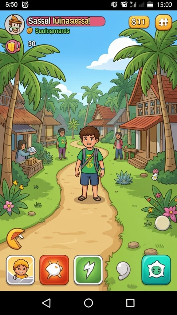 megafafa - Tampilan utama game MEGAFAFA yang menarik.
