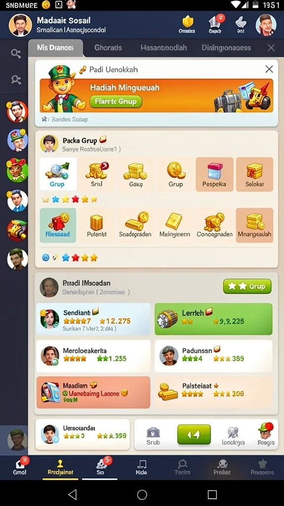 quarkplay - Antarmuka utama QUARKPLAY yang menarik dan user-friendly.