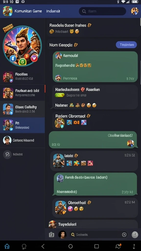 rap89 - Menampilkan suasana level yang penuh tantangan.
