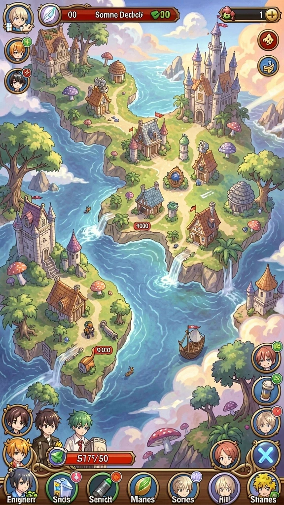 rejekigames - Berbagai karakter unik yang dapat dipilih.